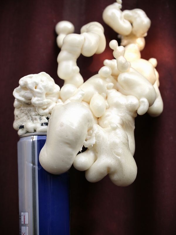 expanding foam coming out of a can