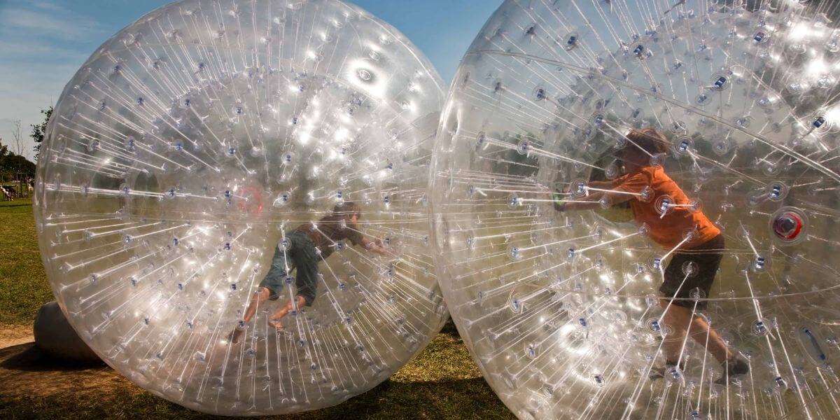 giant inflatable zorb balls