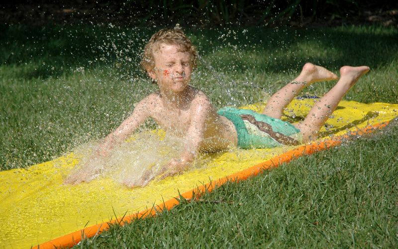 inflatable water slide